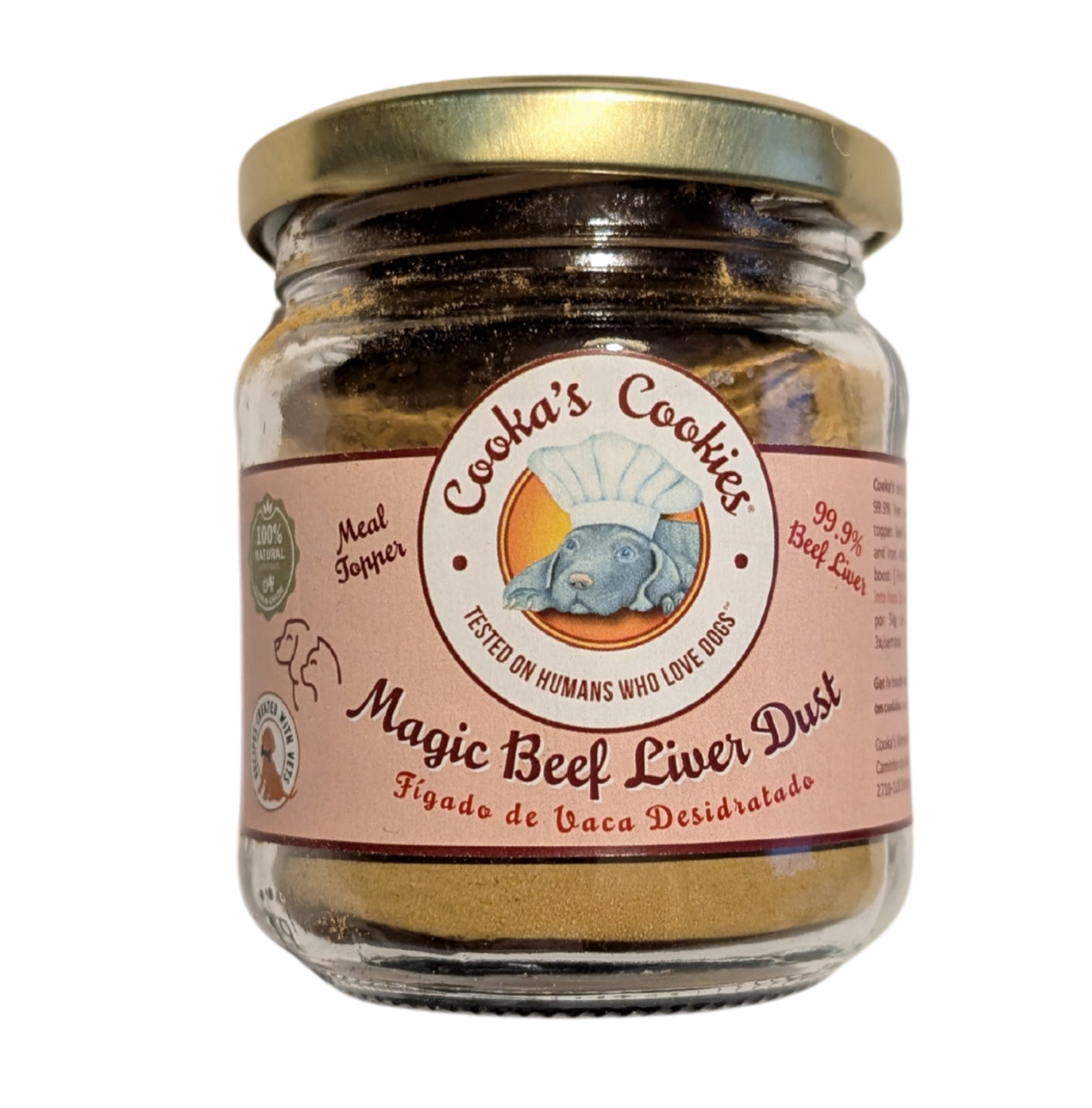 COOKAS COOKIES TOPER BEEF LIVER DUST Z WĄTRÓBKI WOŁOWEJ 90G