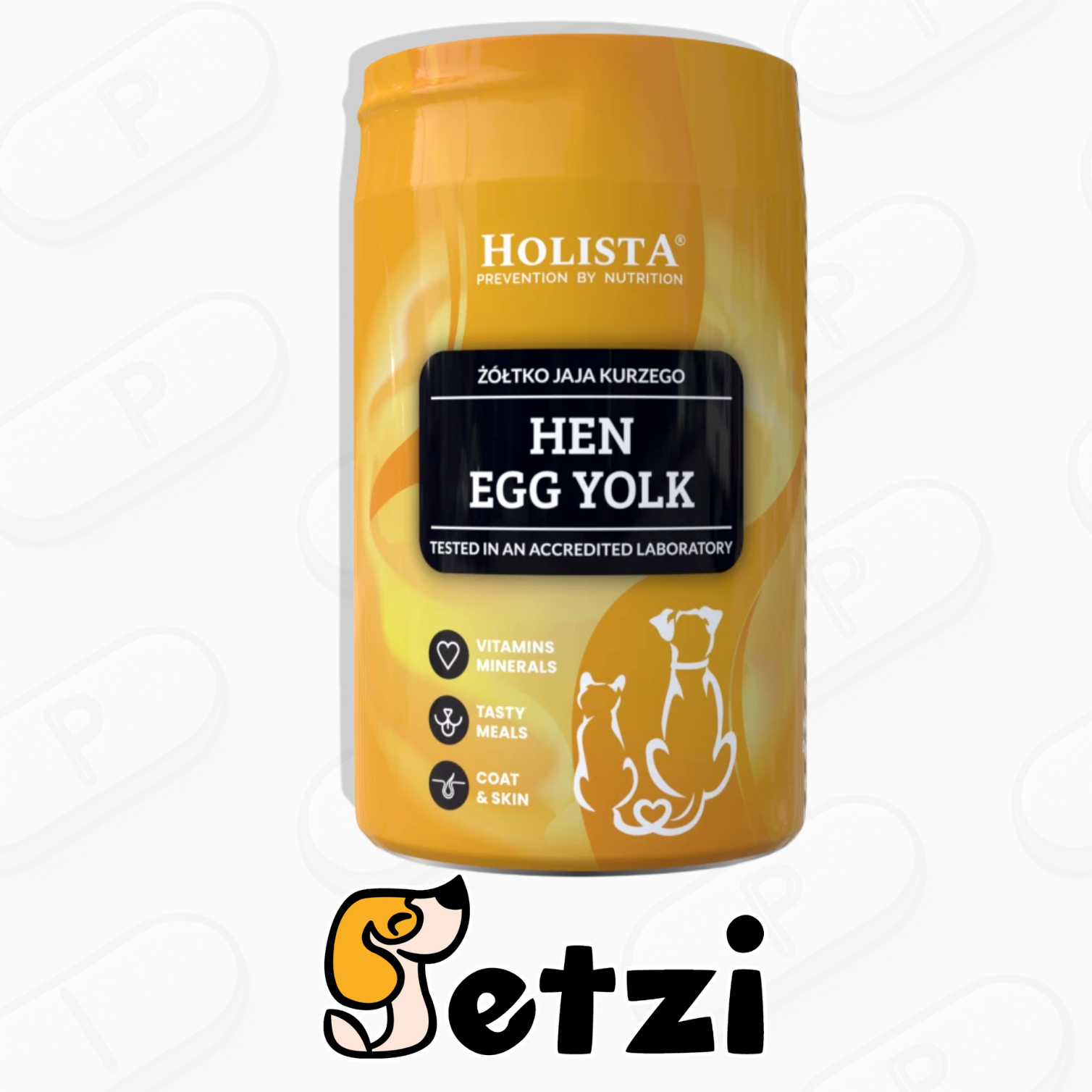 HOLISTA HEN EGG YOLK 120G - PASTERYZOWANE ŻÓŁTKA JAJ W PROSZKU