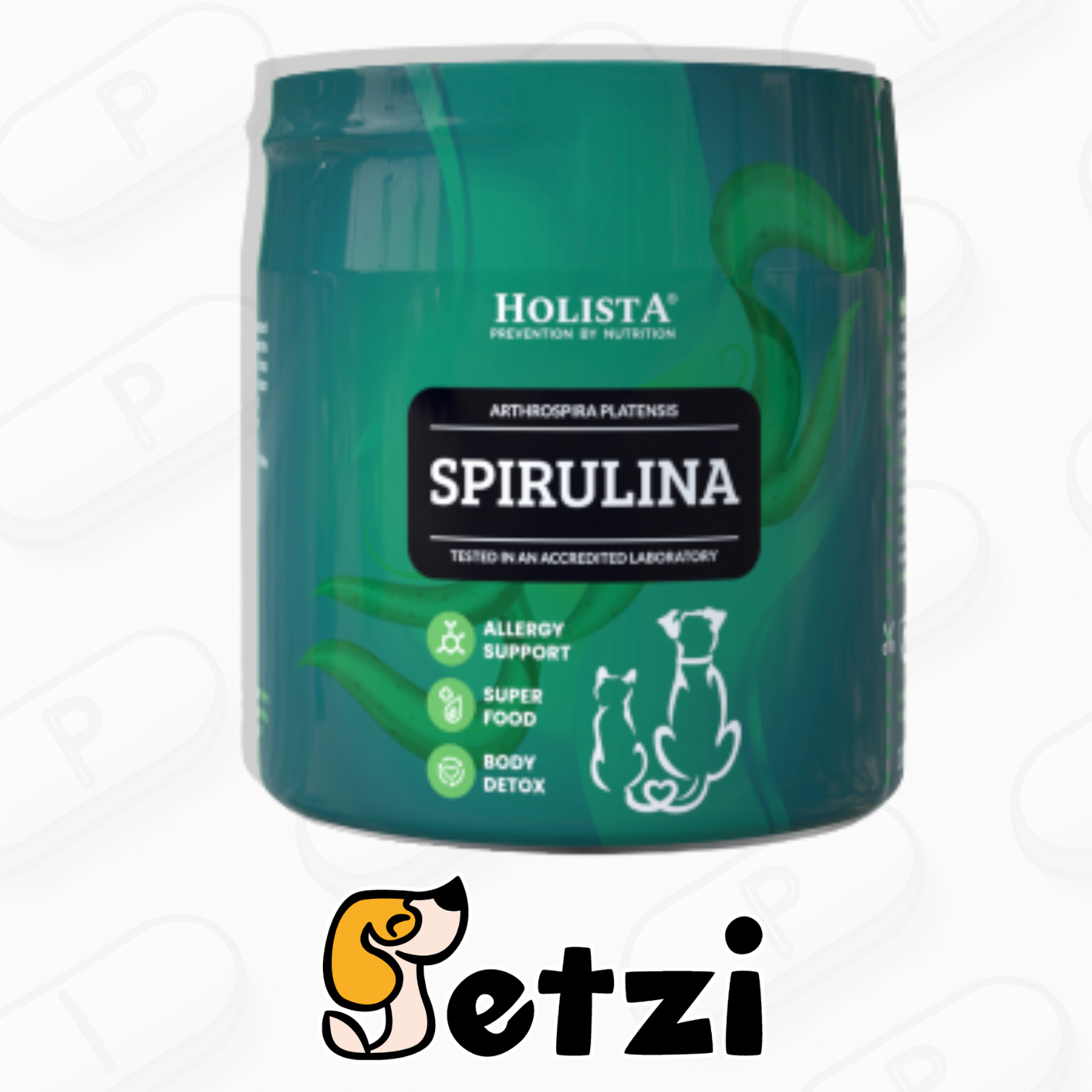 HOLISTA SPIRULINA 100G - SUPERFOOD DLA PSA I KOTA