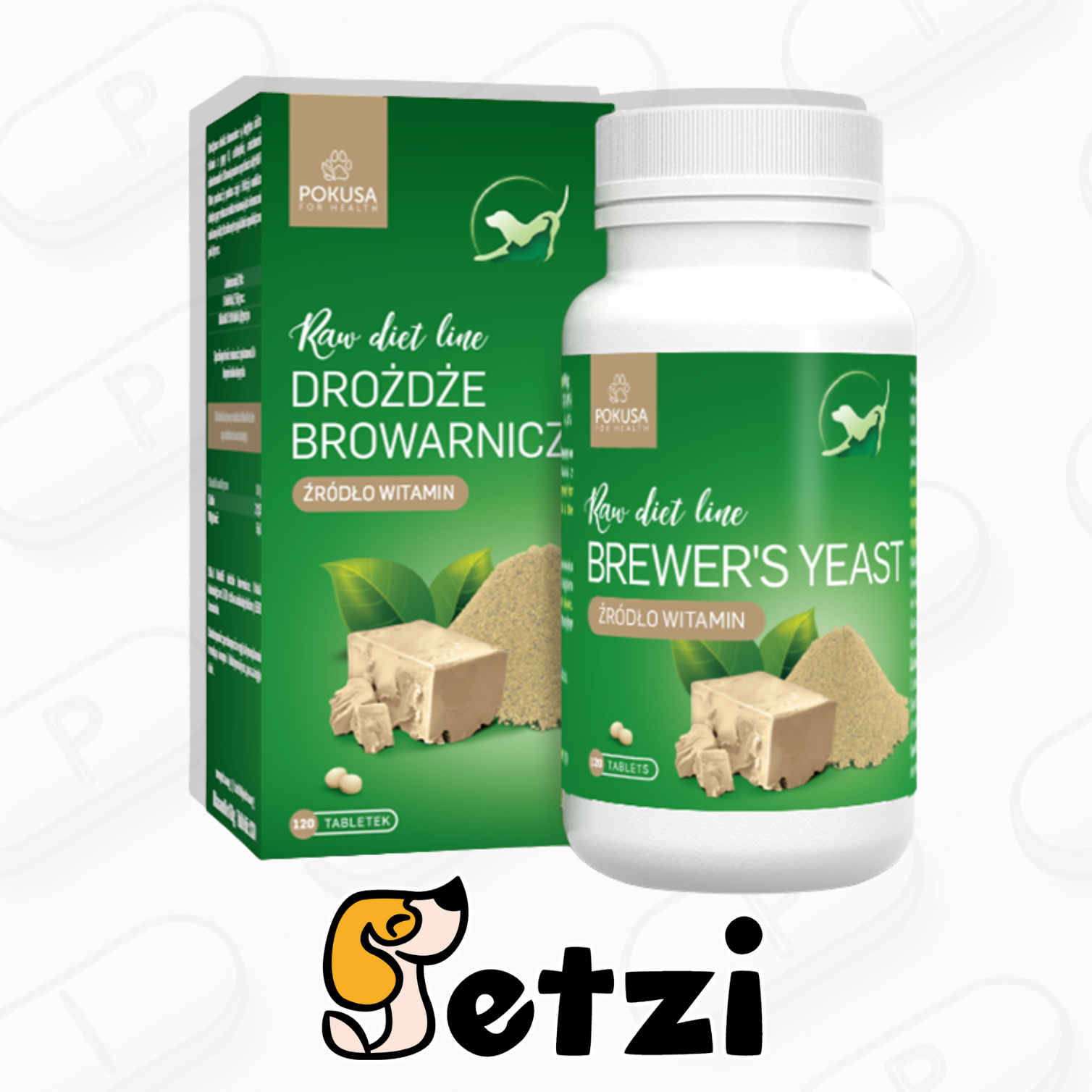 POKUSA RAW DIET LINE BREWERS YEAST 120 TABLETEK