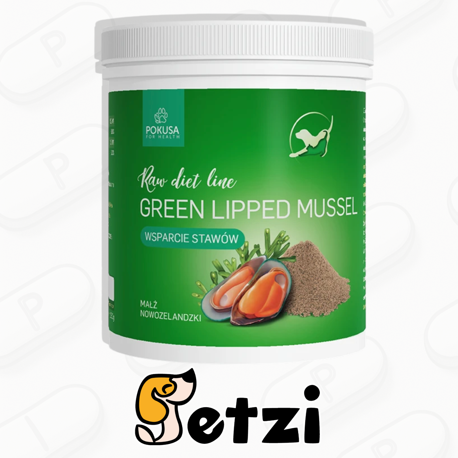 POKUSA RAW DIET LINE GREEN LIPPED MUSSEL 150G