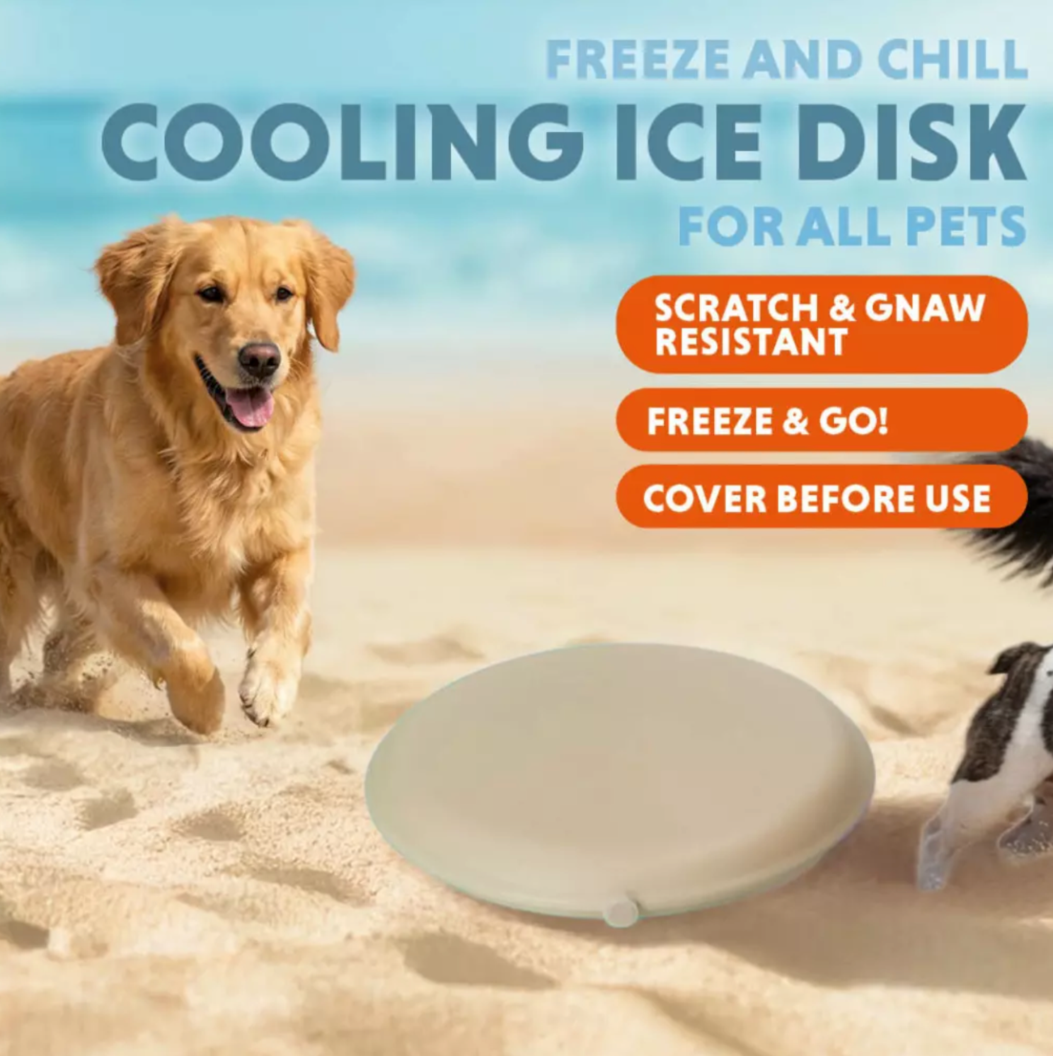 COOLPETS COOLING ICE DISC BEIGE