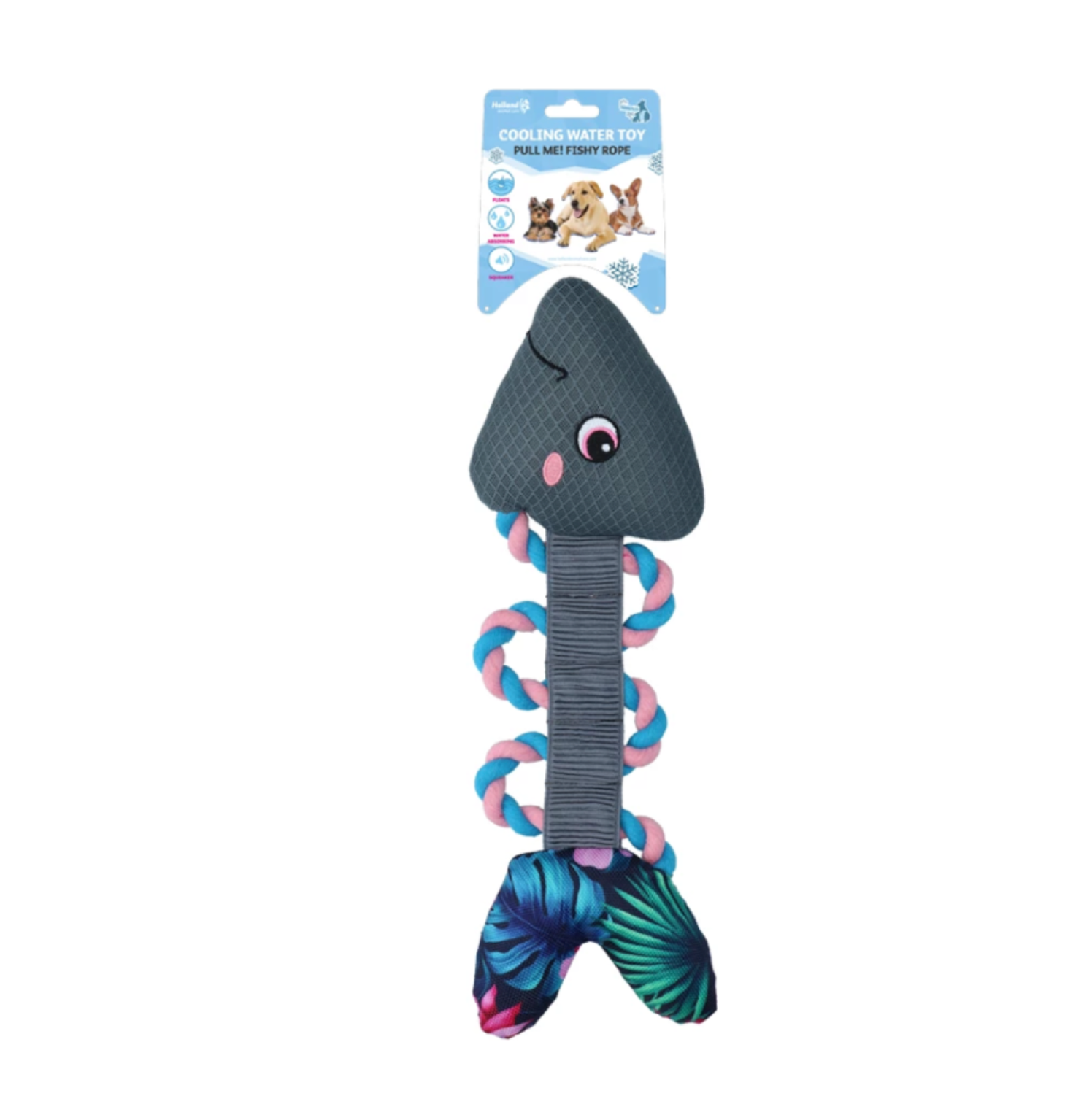 COOLPETS PULL ME! FISHY ROPE FLOWER