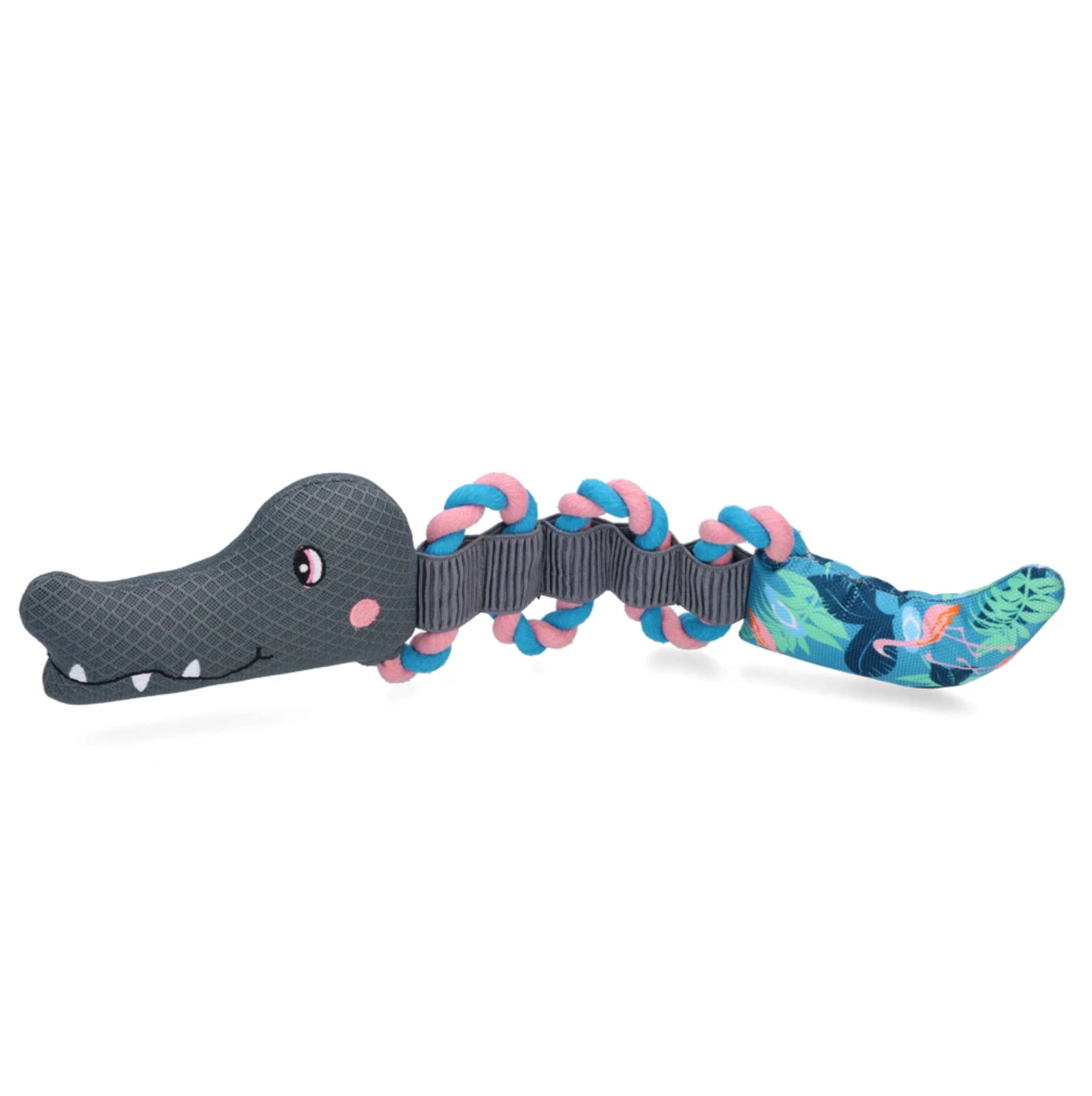 COOLPETS PULL ME! CROCKY ROPE FLAMINGO