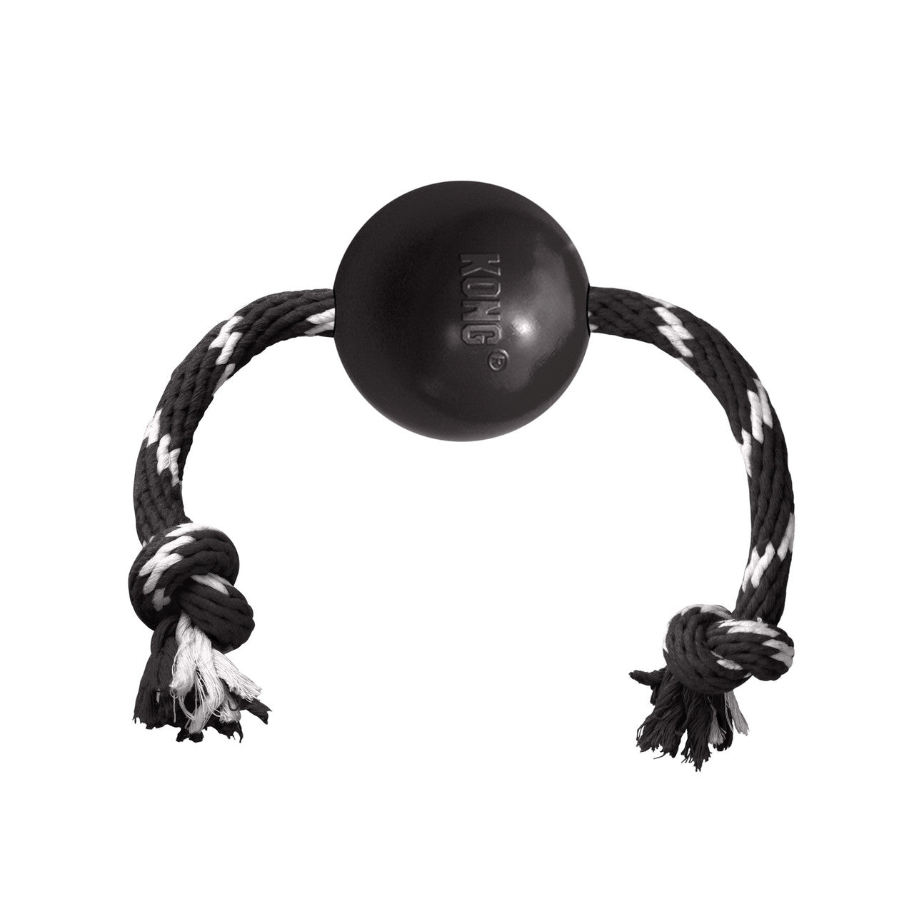KONG EXTREME BALL WITH ROPE LG