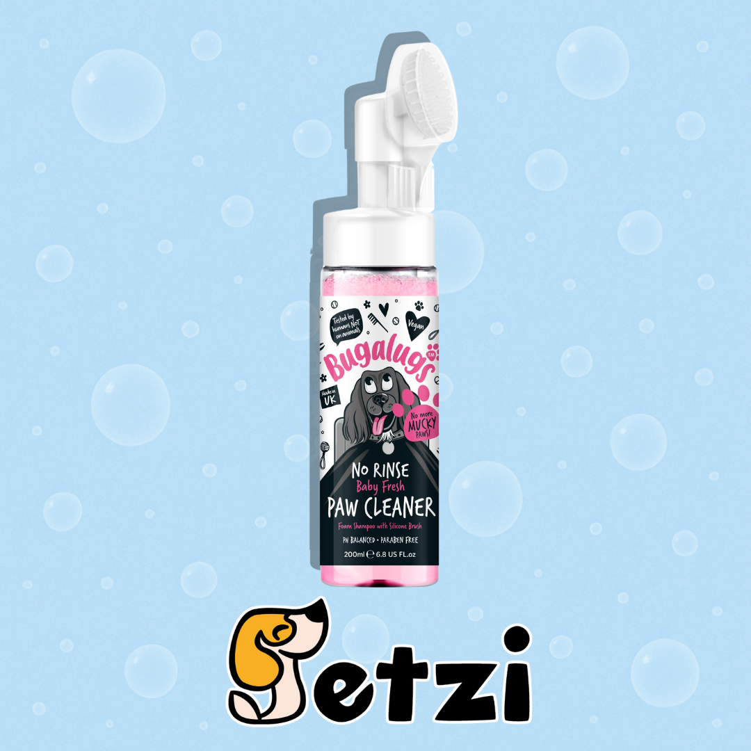 BUGALUGS NO RINSE PAW CLEANER 200ML – PIANKA DO CZYSZCZENIA ŁAP, BEZ SPŁUKIWANIA – RÓŻNE ZAPACHY