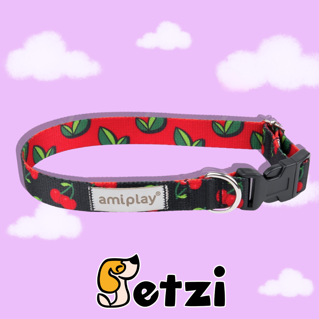 AMIPLAY OBROŻA REGULOWANA BE HAPPY XL CHERRY