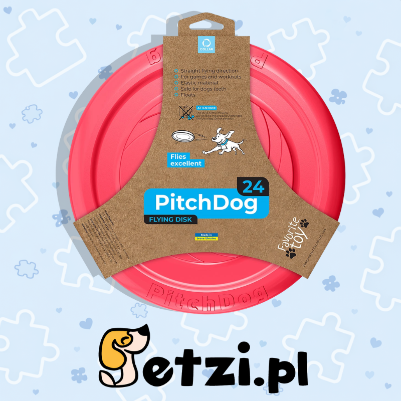 PITCHDOG DYSK 24CM RÓŻOWY