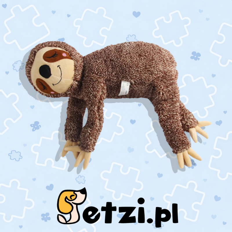 PAWISE PLUSH TOY-BRADYPOD 5PCS SQUEAKER)