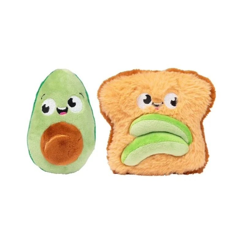 FUZZYARD AWOKADO & TOST 2 SZT. - PLUSZOWA ZABAWKA DLA PSA