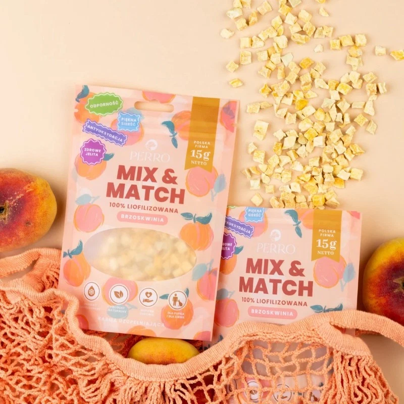 PERRO MIX & MATCH PRZYSMAKI DLA PSA BRZOSKWINIA 15G