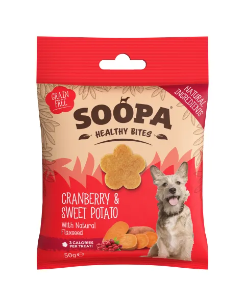 SOOPA BITES PRZYSMAK DLA PSA CRANBERRY & SWEET POTATO