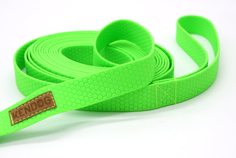 KENDOG SMYCZ TRENINGOWA PVC/TPU NEON GREEN 16MM 5M