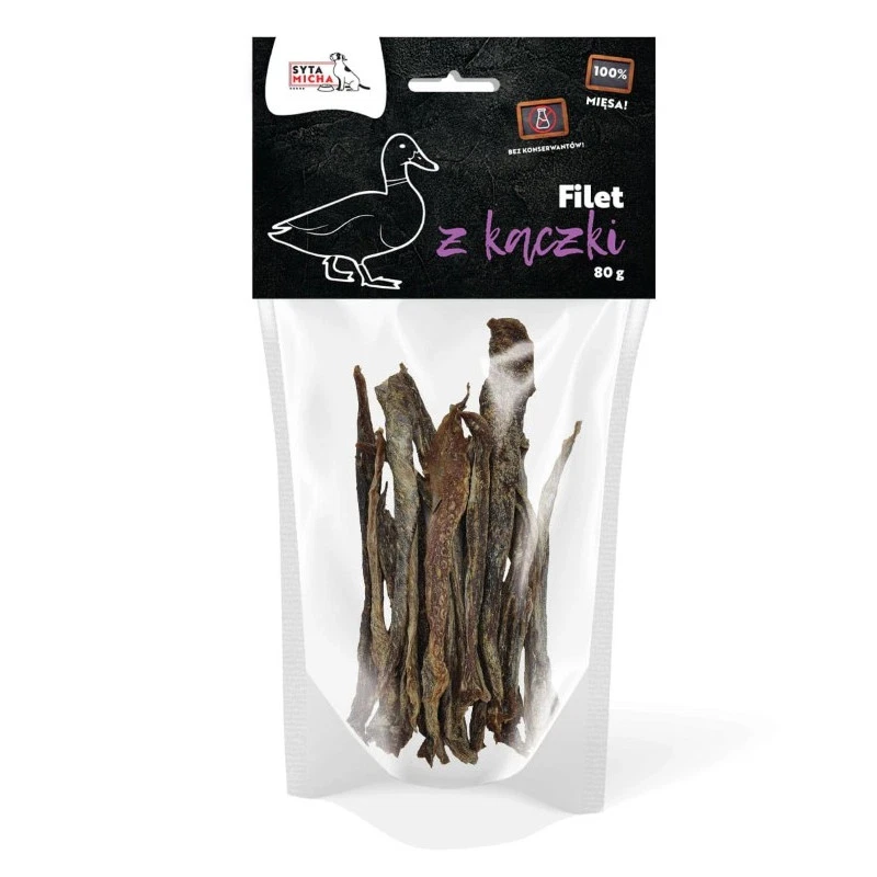 SYTA MICHA SUSZONE FILETY Z KACZKI 80G