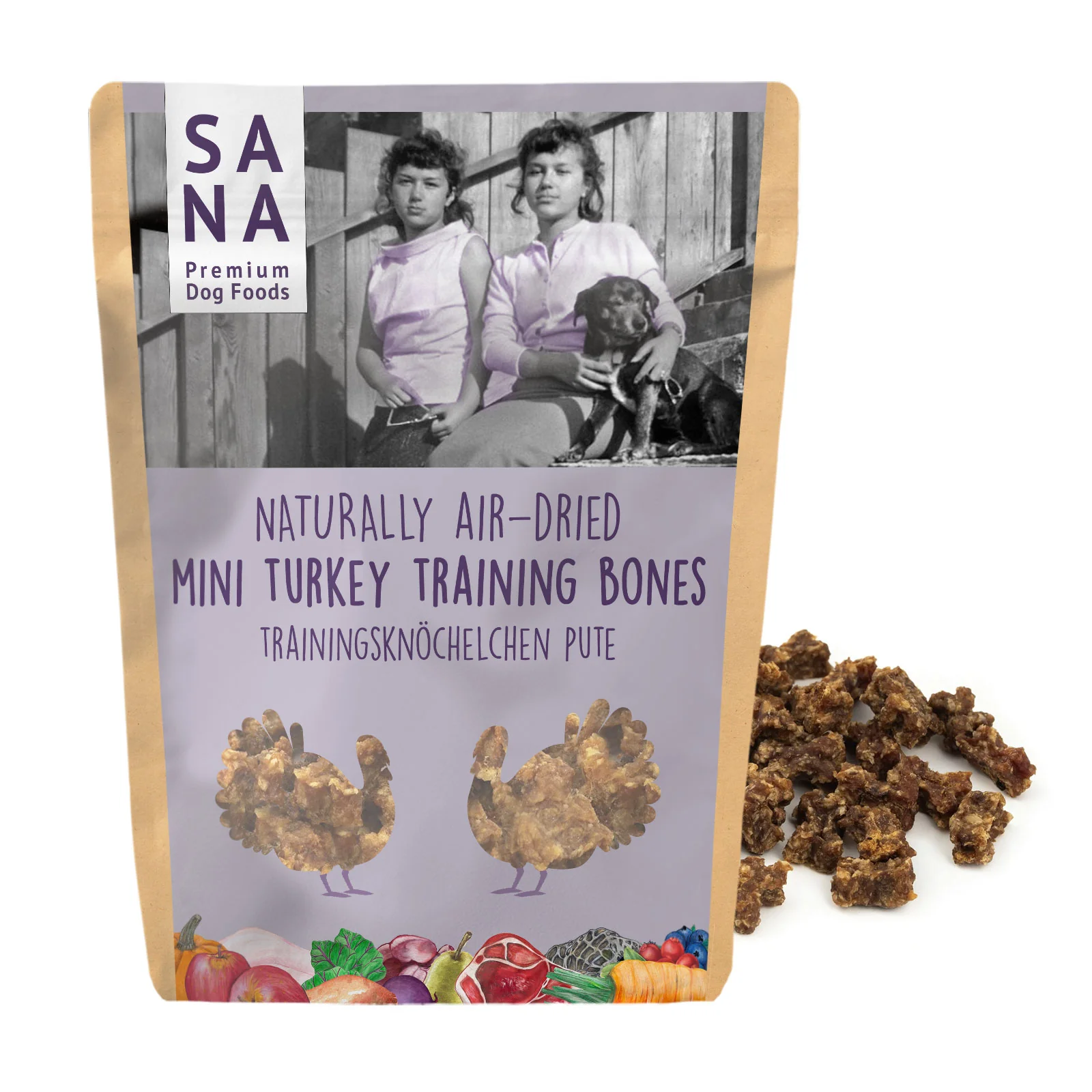 SANADOG PRZYSMAK TRENINGOWY DLA PSA Z INDYKA 100G