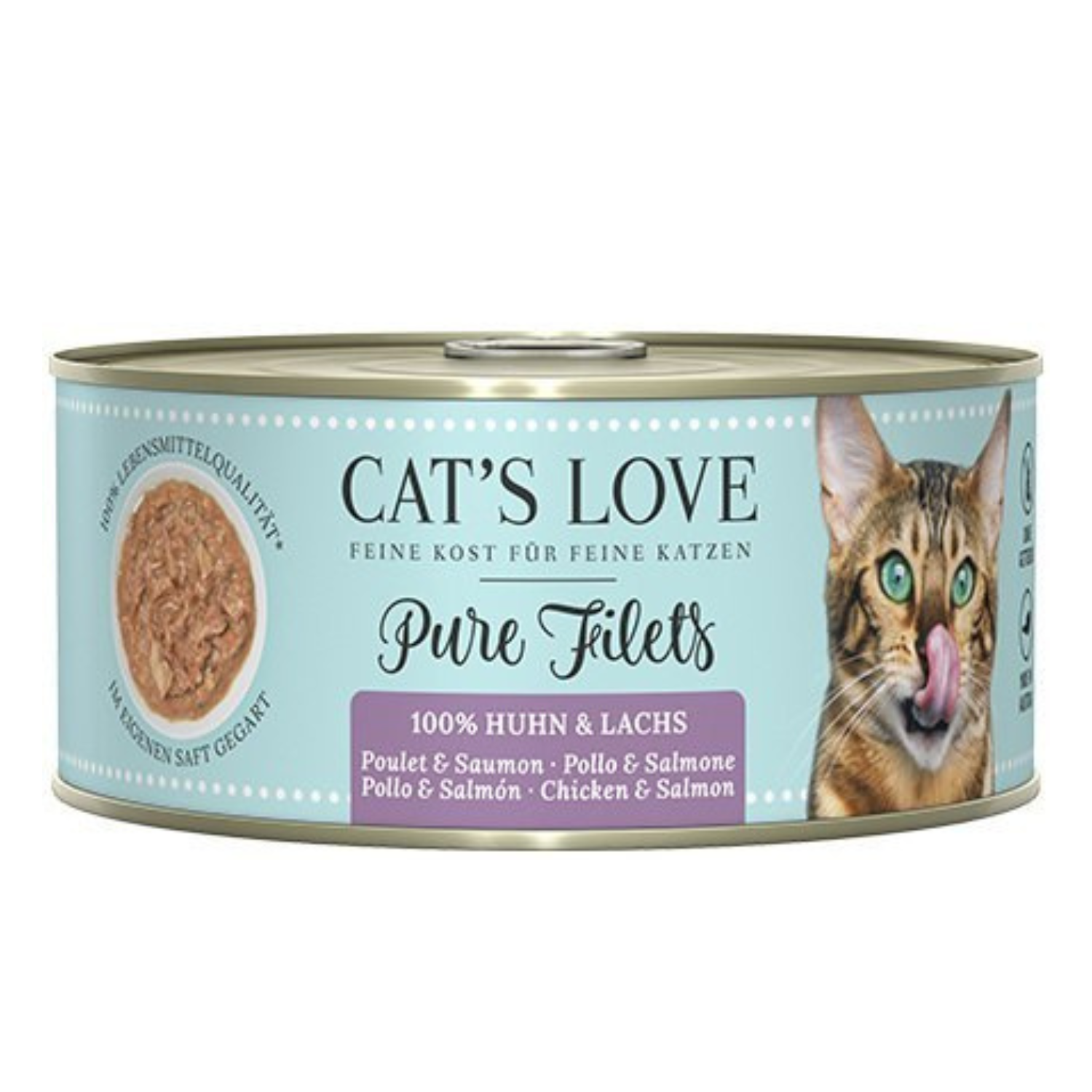 CAT'S LOVE MOKRA KARMA DLA KOTA FILET PUR LACHS 100G