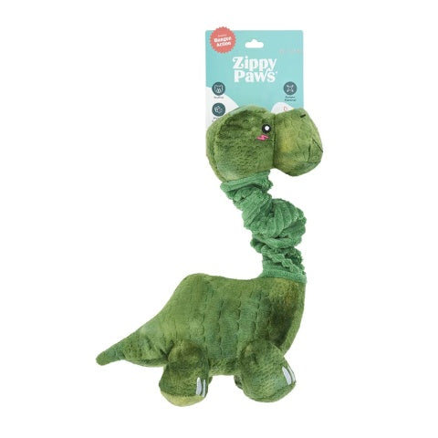 ZIPPY PAWS PLUSZ BUNGEE DINOSAUR