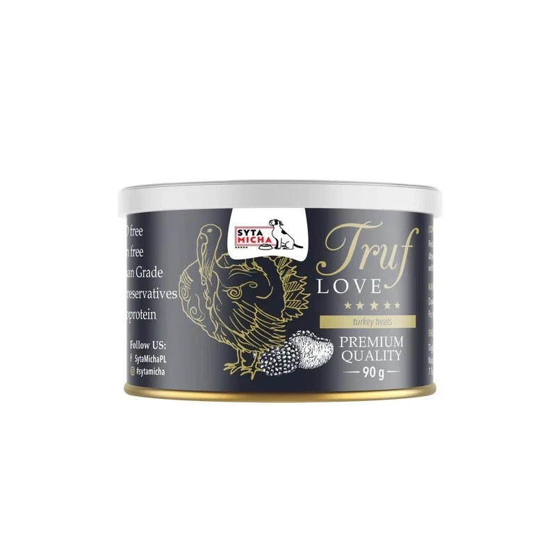 SYTA MICHA TRUFLOVE PRZYSMAKI DLA PSA SMACZKI Z INDYKIEM 90G