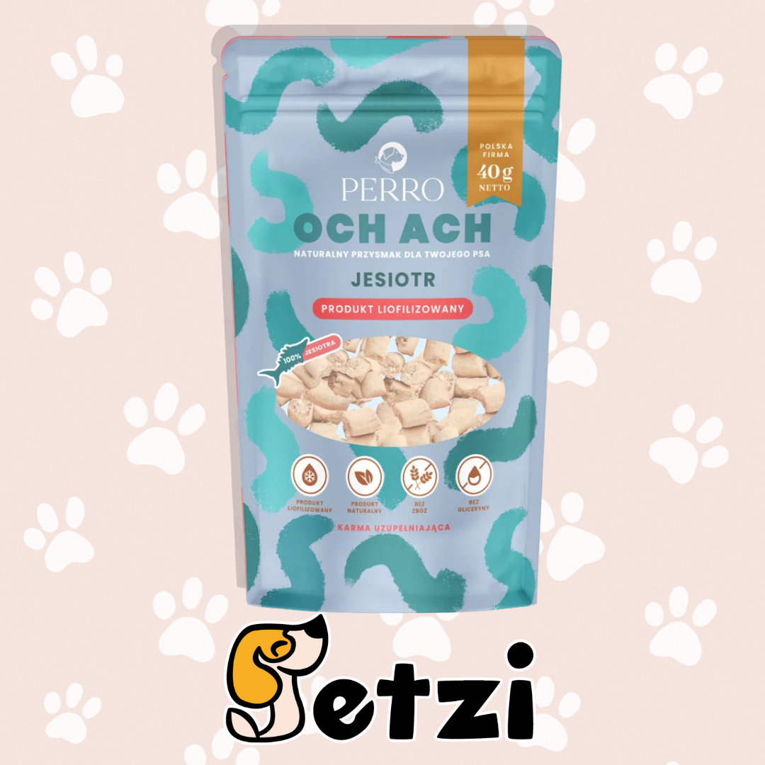 PERRO OCH ACH – PRZYSMAKI LIOFILIZOWANE DLA PSA, 40 G – RÓŻNE SMAKI