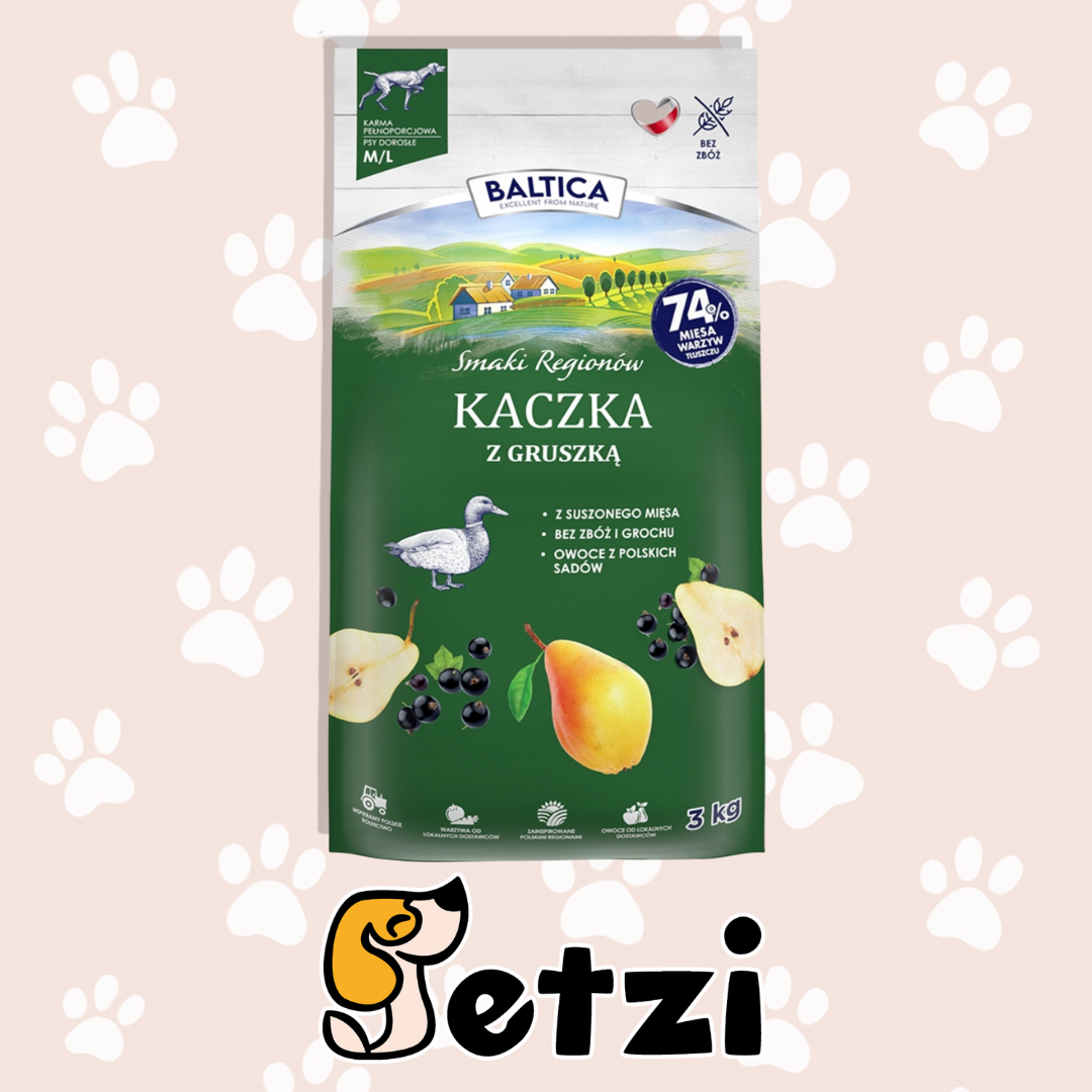 BALTICA SK ADULT KACZKA Z GRUSZKĄ M/L 3KG