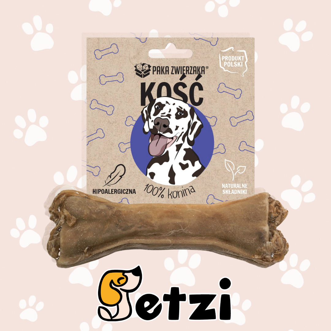 PAKA ZWIERZAKA KOŚĆ DO ŻUCIA KONINA 100% (12 CM)