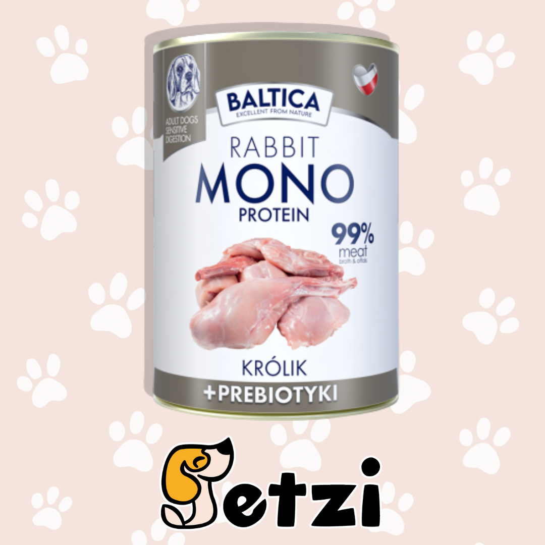 BALTICA MONO KARMA MOKRA MONOBIAŁKOWA Z PREBIOTYKAMI - RÓŻNE SMAKI