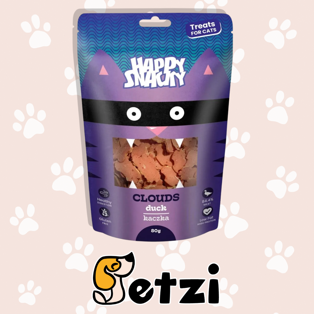 HAPPY SNACKY MIĘKKIE PRZYSMAKI DLA KOTA - RÓŻNE RODZAJE