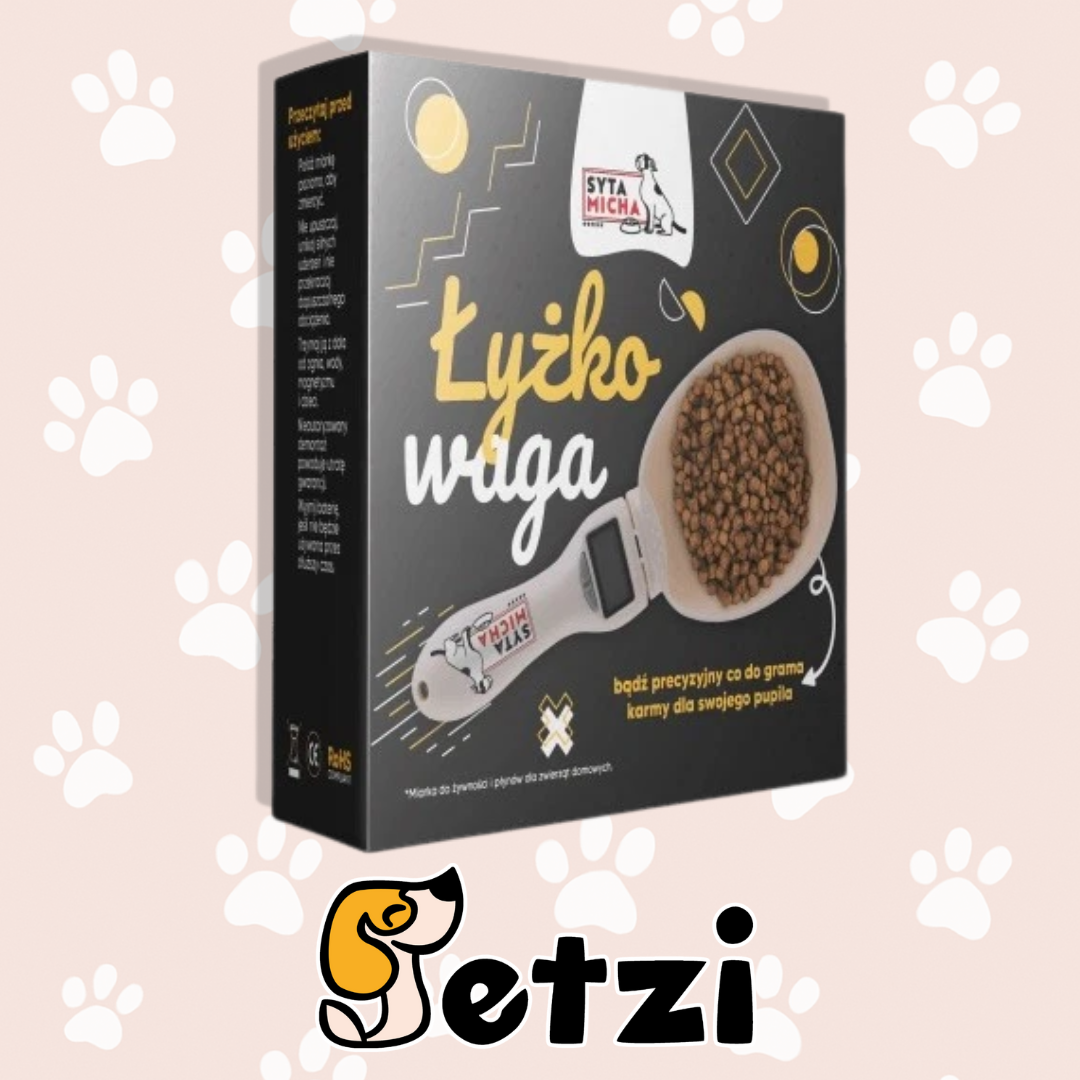 SYTA MICHA ŁYŻKO-WAGA DO KARMY DLA PSA
