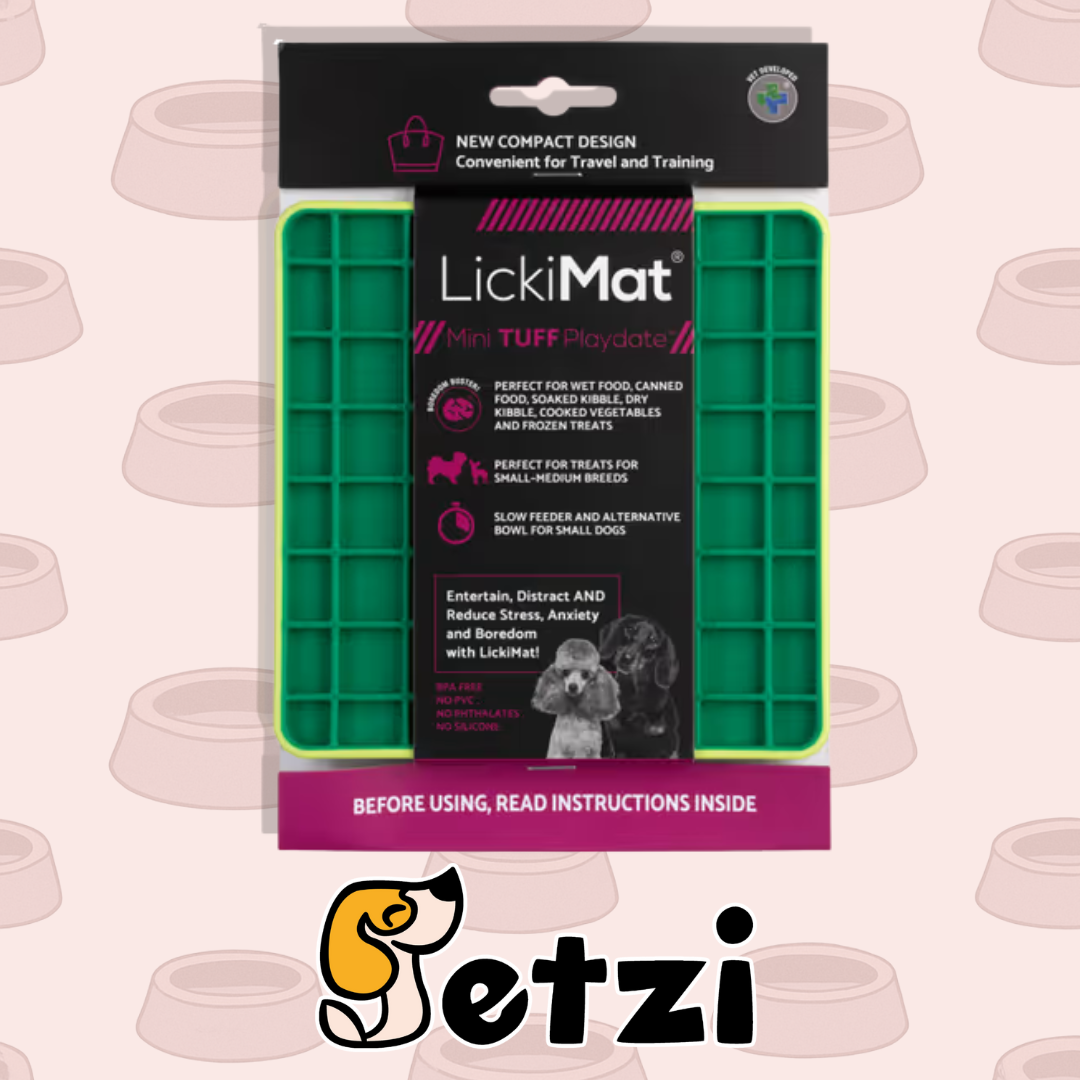 LICKIMAT MINI TUFF PLAYDATE - ZIELONA
