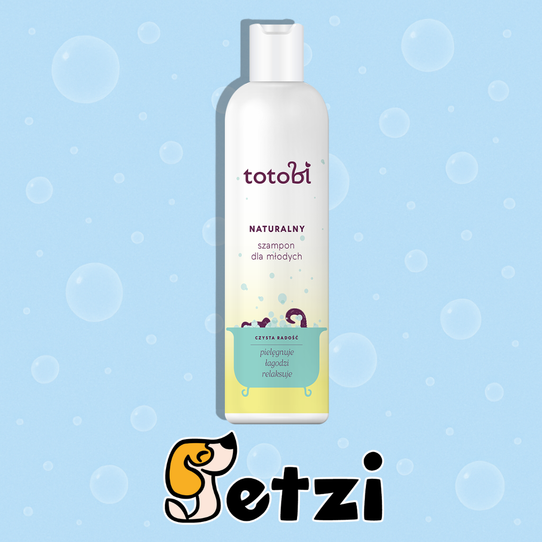 TOTOBI NATURALNY SZAMPON DLA MŁODYCH (DLA SZCZENIĄT I KOCIĄT) 300ML