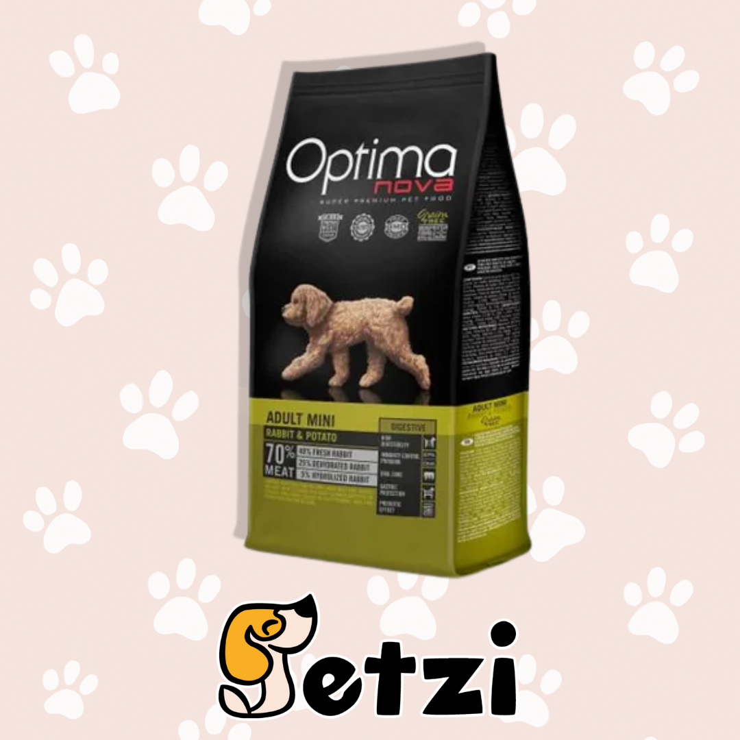 OPTIMANOVA DIGESTIVE RABBIT & POTATO – KARMA SUCHA DLA PSA